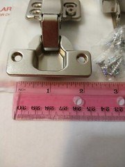 Cabinet Door Hinges 10 Pack Full Overlay 110 Degree 3D Adjustable Soft Close