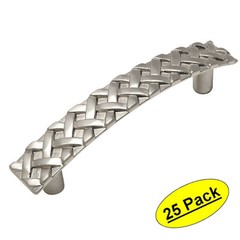 *25 Pack* Cosmas Cabinet Hardware Satin Nickel Braided Handle Pulls #7066SN