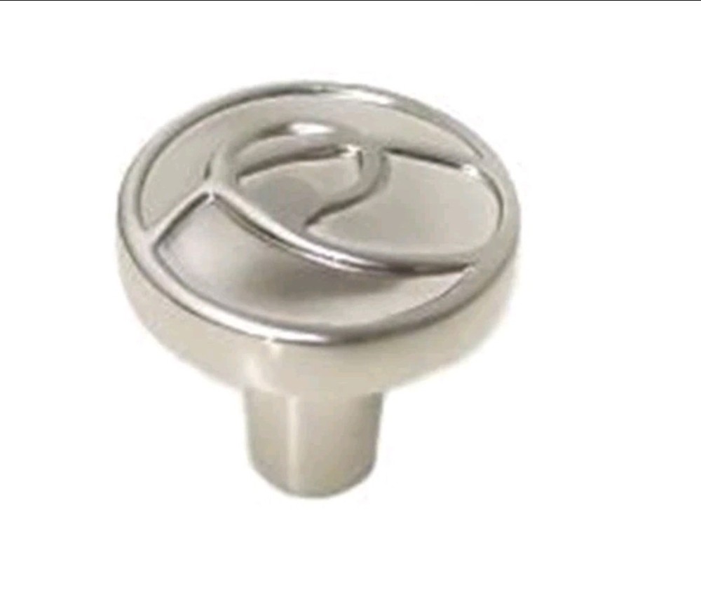 Amerock BP4481-G9 Ambrosia Sterling Nickel Cabinet Knob Pull NOS Chrome