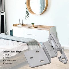 LOT 3/8″ Kitchen Door Cabinet Hinges Self Closing Offset Inset Face Mount
