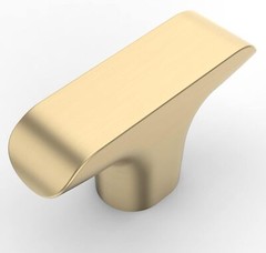Amerdeco 10 Pack Brushed Brass Cabinet Knobs 2 Inch(50Mm) Kitchen Cabinet Pulls