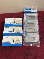 Perko Cabinet Pulls Handles Chrome Plated Zinc 3-11/16” X 1-11/16” Cat# 1110 DP