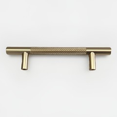Sapphire Delta Series 3-3/4″ Modern Textured Gold Cabinet Handle/Pull Pack Of 10