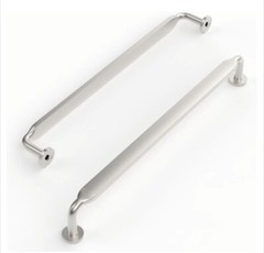 10 Pack 10 Inch Hole Centers Solid Cabinet Handles Satin Nickel Drawer Pulls
