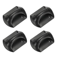 4 Pcs Self-Adhesive Handle, Stick on Handle for Kitchen Bathroom, Black
