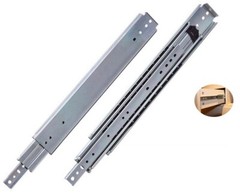 1 Pair Heavy Duty Drawer Extension 3in Width Cold Rolled Steel Drawer Guide Rail