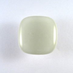 Cypress Grey Glass Cabinet Knob – Colormax (118 colors) Rounded Square Silver