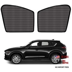 Window Sunshades Fit for Mazda CX-5 2017-2024, 2 Pack Magnetic Car Window