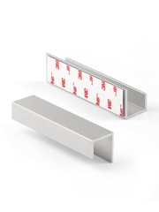 5 Pack Adhesive Cabinet Handles Silver 3-9/16″ Length(Cover 3″ Hole Center) F…
