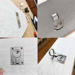 Set of 2 304 Stainless Steel Flush Pull Handles – Stylish and Practical Solution