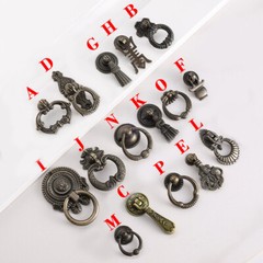 Classical European Furniture Door Pull Handles Cupboard Drawer Drop Cabinet Knob