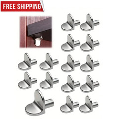 20Pack 5mm Metal Shelf Support Pegs L Shape Cabinet Kitchen Closet Bookshelf Pin