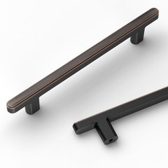 10 Pack 5 inch Oil Rubbed Bronze Cabinet Pulls 128mm Kitchen Drawer Handles