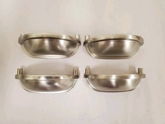 *5* Hickory Hardware Williamsburg 3 in. C/C Stainless Steel Finish Cup Pulls