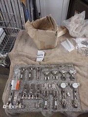 Lot of 25 Various Cabinet Hinges And Accessories