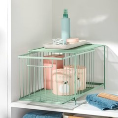 Large Stackable Slide Out Drawer Green – 9.33 (H) x 10 (W) x 15 (D)