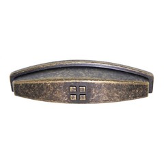Amerock Forgings Weathered Brass 3″cc Cup Pull Pattern Cabinet Pull BP4453-R2