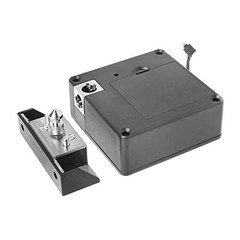 Tokatuker Invisible Cabinet Lock, Hidden NFC Lock DIY 1.2×3 Inch, Matte Black
