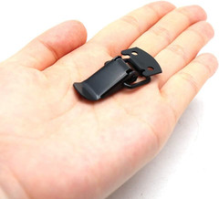 Spring Toggle Latch, 1.8″, Black, 12 Pack | 304 Stainless Steel, Spring Loaded,