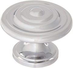 10 Pack Knobs Pulls Handles Round Cabinet Dresser Drawer Chrome