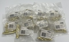 10-2pks(20 Total) Amerock BPR34173 Polished Brass Decorative Cabinet Hinges NEW