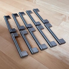 10-Pack Richelieu Stainless Steel 5 9/16” Cabinet Pulls Handles Brushed Nickel