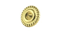 1-1/4 Inches Diameter Designer’s Edge Round Carded Cabinet Knob Polished Brass –