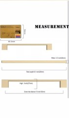 Amerdeco 10 Pack Brushed Brass Cabinet Pulls 7.5 Inch(192MM) Hole Centers
