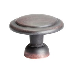 5x Rok Classic 1-3/8″ Saucer Style Oil-Rubbed Bronze Door Drawer Cabinet Knob