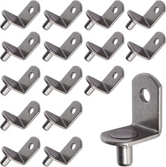 5Mm Shelf Pegs L-Shaped Cabinet Support Pins Bracket Style Clips for Bookcase Ki