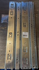 18” Full Extension Ball Bearing Drawer Slides: D3031/100 Lbs Capacity Side Mount