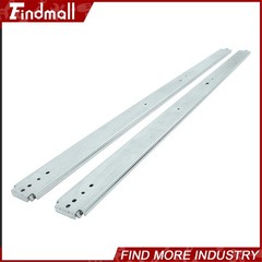 Findmall Heavy Duty 60″ Drawer Slides w/Lock 500lb – Full Extension Ball Bearing