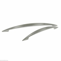 5″ to 7-1/2″ CC Narrow Arch Brushed Satin Nickel Kitchen Cabient Handles