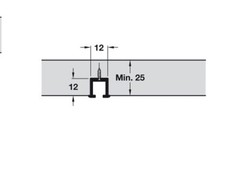 45″ Top Track Sliding Cabinet Doors Eku Clipo 15 H Inslide 405.87.013 HAFELE HF