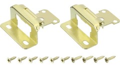 Uxcell 1/2″ Overlay Cabinet Kitchen Hinges, 10 Set Semi-Concealed Hinges Face…