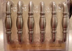 Satin Nickel Center Arch 3″ Cabinet Drawer Pulls Handles