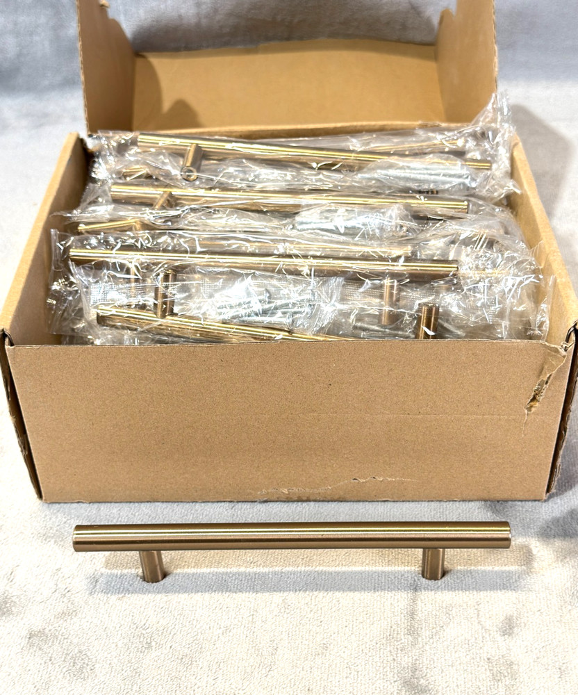 35 Pack Goldenwarm Champagne Bronze Cabinet Pulls 7.5 inch Brushed Bronze