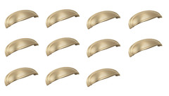 USED 11 Pack Amerock Ashby 3″ and 4″ C to C Cup Cabinet Pull | BP36640BBZ