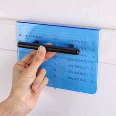 homdiy 1 Pack Cabinet Handle Template Drill Mounting Multi-Size, Blue