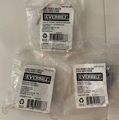 Zinc Double Catch With Strike Lot Of 3