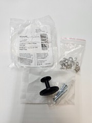 (Box of 9) Amerock 1-1/4″ Knob Matte Black BP37025 Made in China