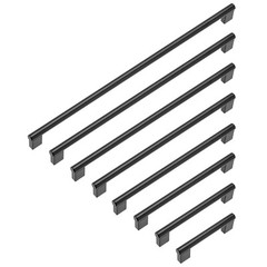 Stainless Steel T bar Kitchen Cabinet Door Handles Cupboard Drawer Pulls Knobs