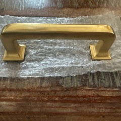 Rejuvenation Regular Mission Drawer Pull 4” Aged Brass
