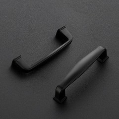 Modern 3-Inch Matte Black Drawer Pulls – 25 Pack Solid Zinc Alloy Durability