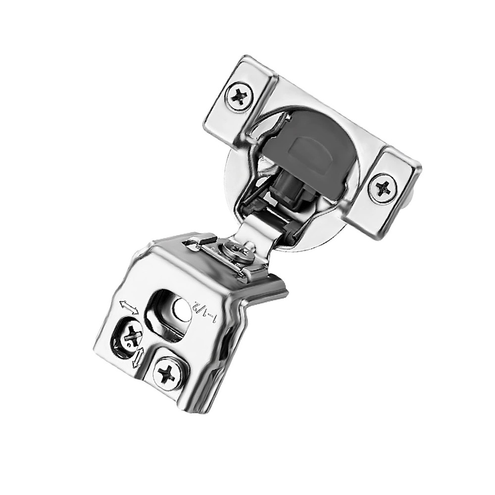 10 Pack 5 Pairs 1-1/2 inch Overlay Soft Close Hinges for Kitchen Cabinet Hinges