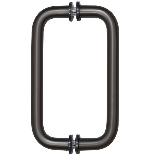 CRL Oil Rubbed Bronze 8″ Tubular Back-to-Back Pull Handle for shower door