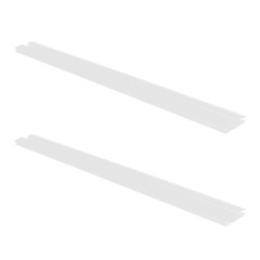 2pcs Golf Cart Windshield Hinge Replacement – 14.17×1.42in Reusable Acrylic
