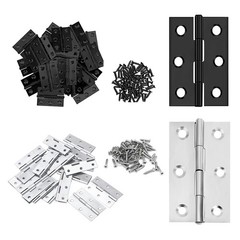 24 Pcs 3.28 Inch Door Hinges, Stainless Steel Folding Butt Hinges, Furniture …