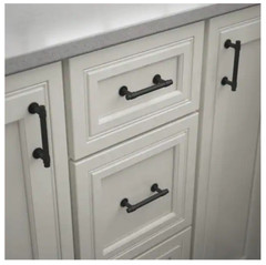 *2 (10-PACKS)* Franklin Brass 3 in. Matte Black Cabinet Straight Bar Drawer Pull