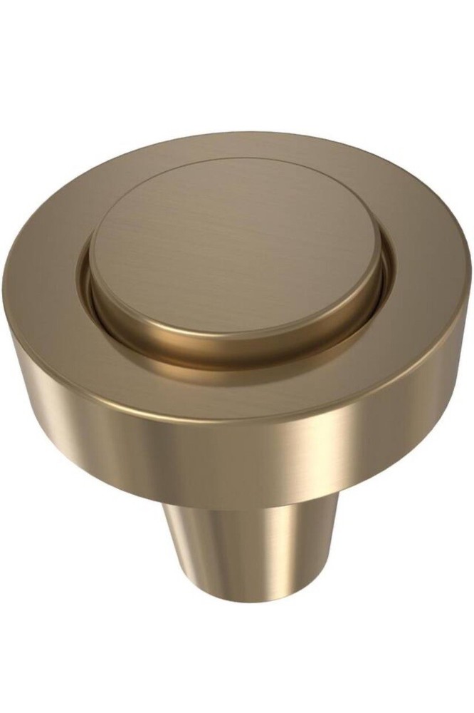 Lot Of (4) Modern Brace 1-5/32 in. Champagne Bronze Cabinet Knob